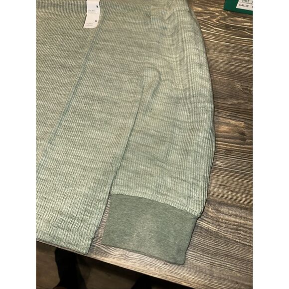 NWT Goodfellow & Co Men's Medium Sage Green Long Sleeve Textured Henley. NWT - Picture 5 of 8